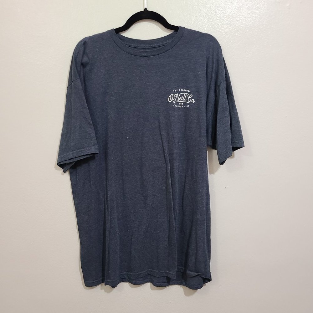 O'Neill Men's Blue Graphic Crewneck T-shirt Size X-Large